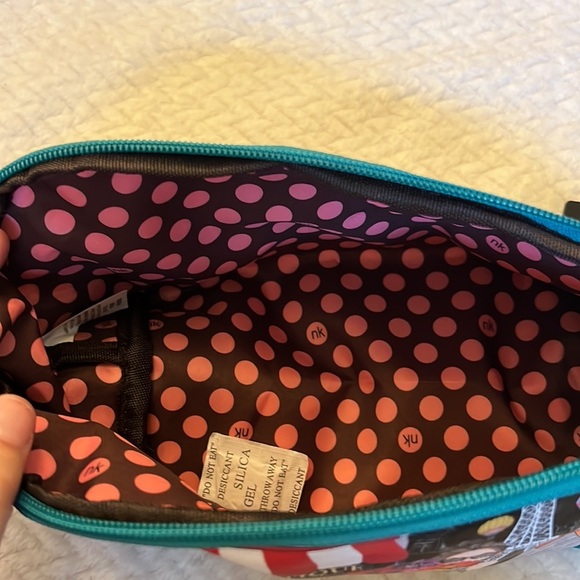 Nikky Bag Blue Cosmetic Bag with Charm - Picture 4 of 7